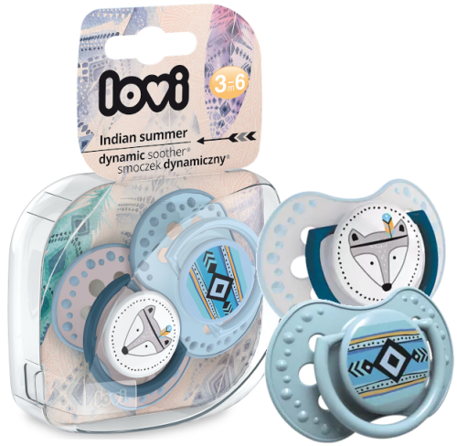 LOVI ДИНАМІЧНА ОРТОДОНТНА ССИЧКА 2шт. 3-6 м