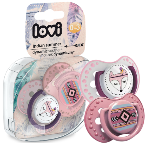 LOVI ДИНАМІЧНА ОРТОДОНТИНА СМУЗЧКА 2шт. 0-3 м