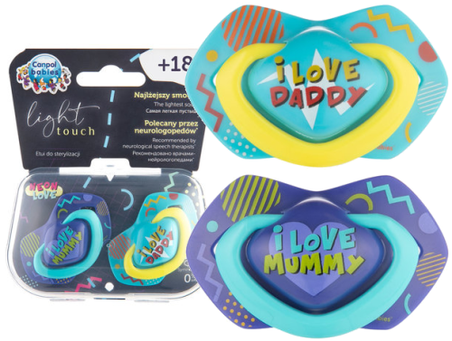 CANPOL BABIES СМІШНИЙ ПАГІН НЕОН ЛЮБОВ +18м