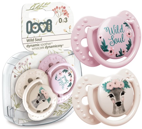 LOVI СОСКА ЗАСПОКІЙЛИВИЙ WILD SOUL 0-3 м 2шт.