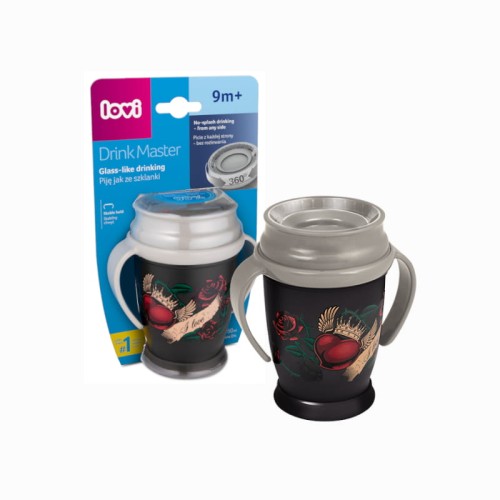 LOVI ЧАШКА 360 НЕПРОЛИВНА 250мл I LOVE +9м