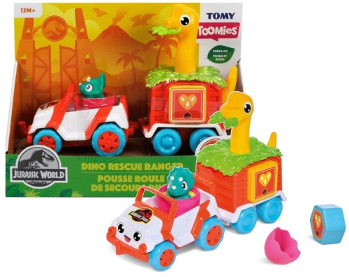 ТЕМА ТРАНСПОРТНИЙ ЗАСІБ JEEP З ДИНО З ПРИЧЕПОМ JURASSIC PARK