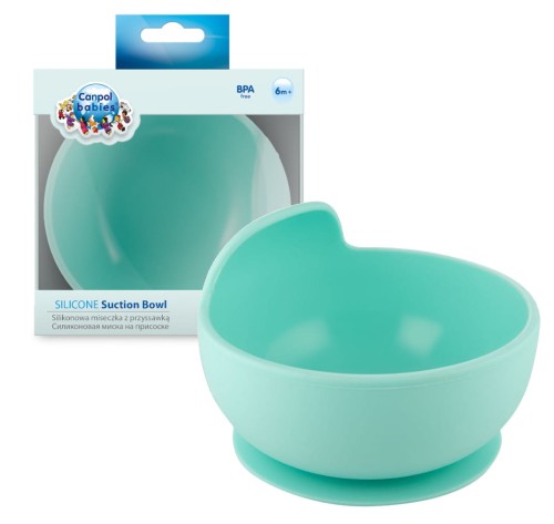 CANPOL BABIES СИЛІКОННА МИСКА З ПРИСИПКОЮ BLW