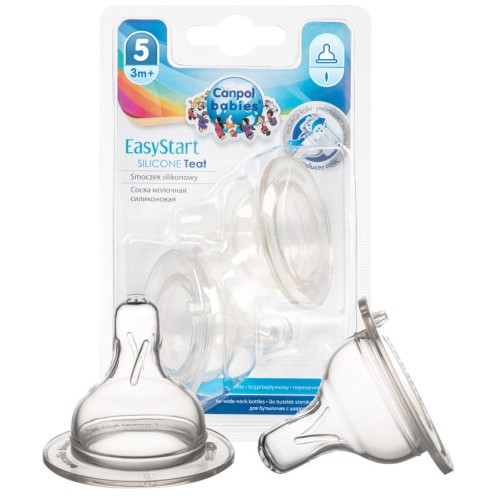 CANPOL СМОРДОК ДЛЯ БУТИЛКИ ШИРОКИЙ ТРИПЛИВ 3м+