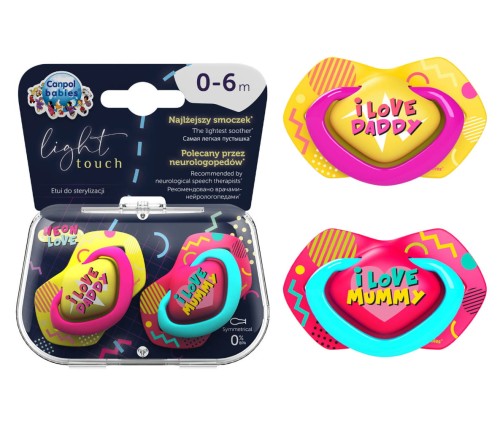 CANPOL BABIES СУМІСНИЙ ПУЗИРЬ НЕОН LOVE 0-6м 2шт.