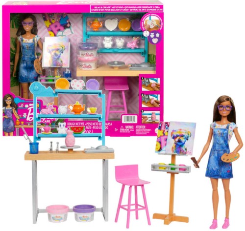 Mattel Barbie Арт-майстерня Набір Лялька + Аксесуари 3+