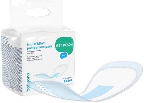 Babyono Післяродові підкладки Ніч і День День Ніч 10 шт.