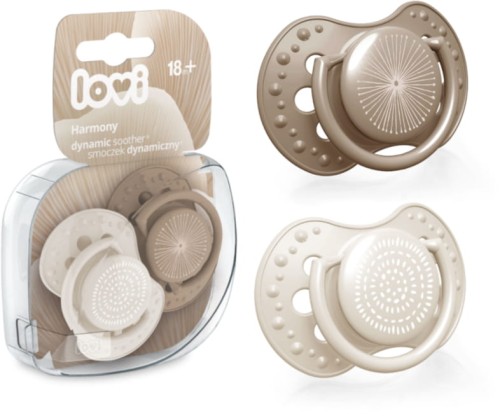 Lovi Динамічна Ортодонтична Соска Harmony Girl 2шт. 18м+