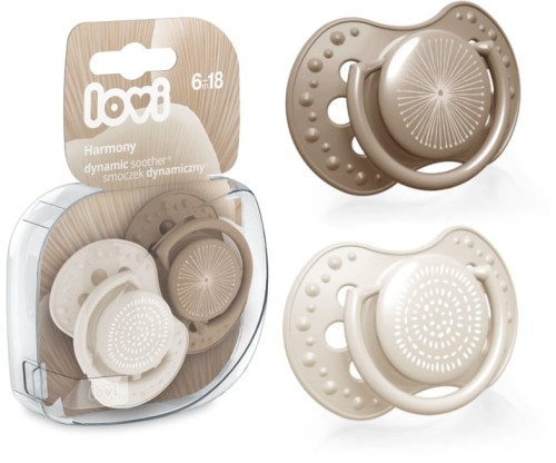 Lovi Динамічна ортодонтична пустушка Harmony Girl 2шт. 6-18м