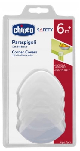 Chicco Safety Захисти для Кутів Меблів 4шт 6м+