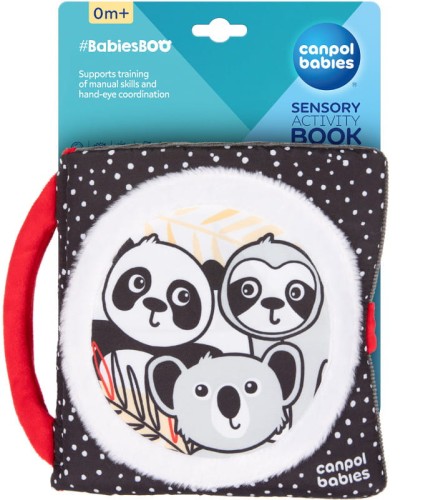 Canpol Babies Сенсорна Книга Маніпуляційна 0м+ Панда