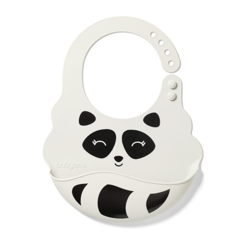 Babyono Силіконовий Слиняк З Регульованою Застібкою Сірий