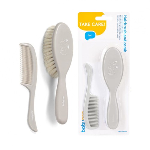 Babyono Набір Гребінець І Щітка Для Волосся З Природного Віскозного Волокна 0м+