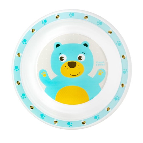 Canpol Babies Пластиковий Тарілка Cute Animals 9м+ Ведмедик