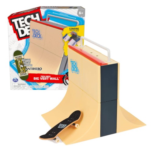 Spin Master Tech Deck Fingerboard Набір з Рампи Big Vert Wall Antihero + Скейтборд