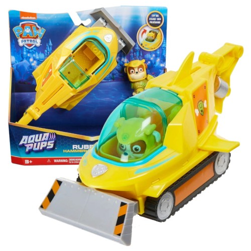 Пси Патруль Аква Щенята Транспортний Знаряд Акула Молот + Фігурка Реббл 3+