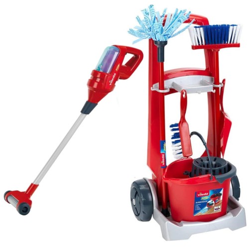 Klein Набір Візок Для Прибирання Vileda з Ручним Пилососом 3+