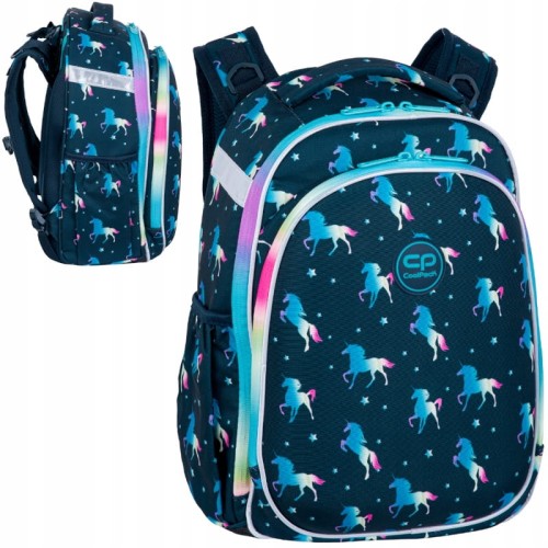 Coolpack Turtle Рюкзак Шкільний Жорсткий Синій Єдиноріг 25л
