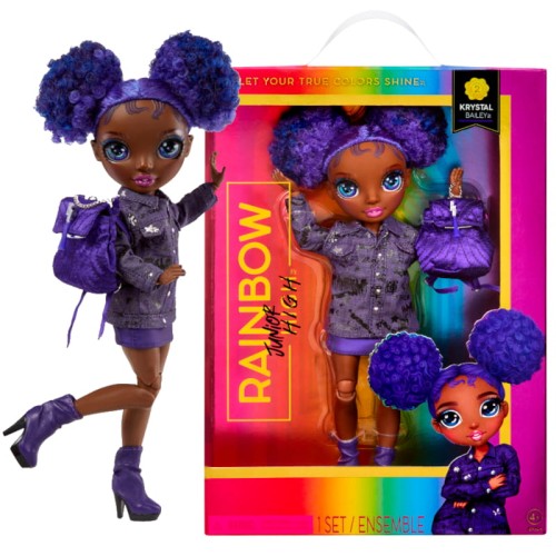 Rainbow High Junior High Лялька Кристал Бейлі Серія 2 6+