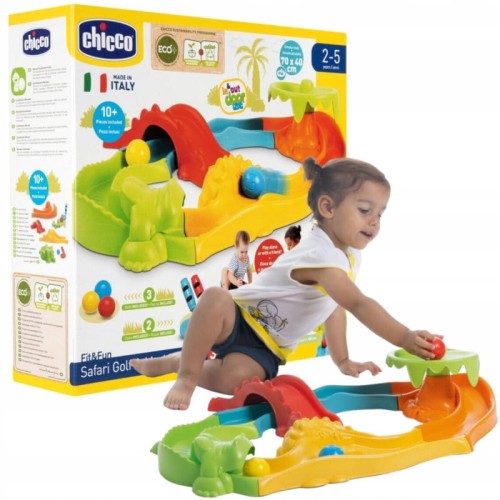 Chicco Eco+ Fit&Fun Safari Golf 3в1 Траса з м'ячиками