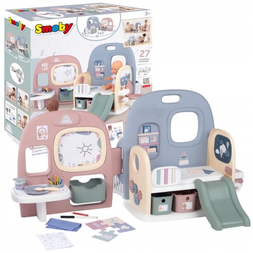 Smoby Baby Care Куток Ігор Набір Для Ляльки Дитячий Садок 3+