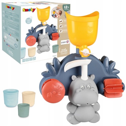 Маленький СМОБІ Гіпопотам Іграшка Для Купання У Ванні 12м+