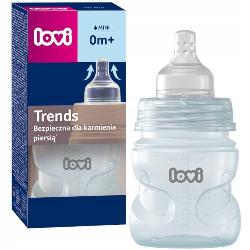 LOVI ЗЕЛЕНА БУТИЛКА LOVI TRENDS 120ML 0М+БЕЗПЕЧНА ДЛЯ ГРУДНОГО ГОДУВАННЯ