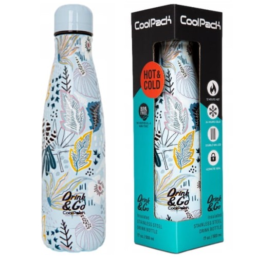 COOLPACK ТЕРМОС DRINK&GO БІДОН ТЕРМІЧНИЙ МЕТАЛЕВИЙ DAVAO 500 МЛ BPA FREE