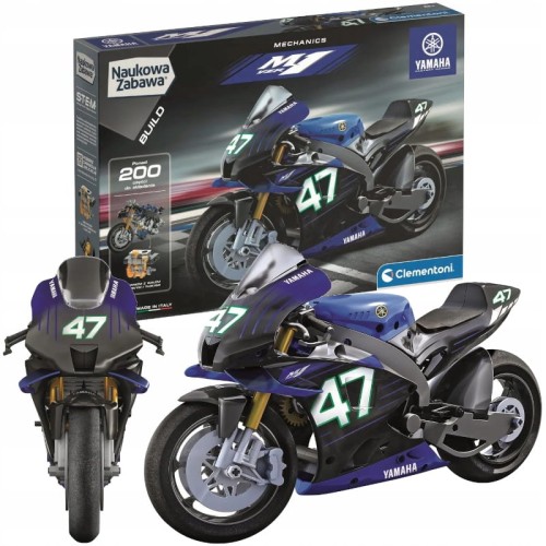 CLEMENTONI НАУКОВА ІГРА BUILD MODEL YAMAHA M1 ЗМІНА ПЕРЕДАЧ 8+