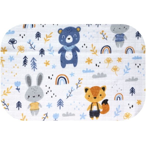 Ega Kids Пелюшка Тетрадь Візерункова 1 шт. 70x80 см Ведмедик Веселка