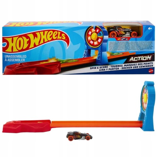 HOT WHEELS ОСНОВНЕ ВИКЛИК ЗАВИТКОВИЙ ПУНКТУВАННЯ SPIN & SCORE НАБІР