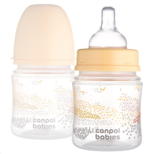 Canpol Babies Бутилка Антиколькова EasyStart 120 мл Білий Mountains 0м+