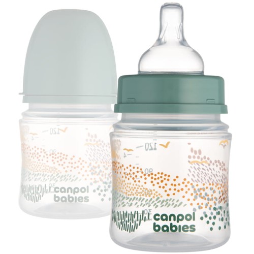 Canpol Babies Бутилка Антиколікова EasyStart 120 мл Зелена Mountains 0m+
