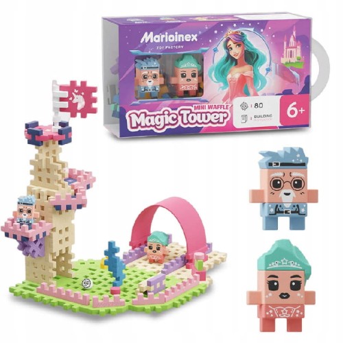 Marioinex Кубики Міні Вафелька Принцеса Магічна Вежа 80 Ел.