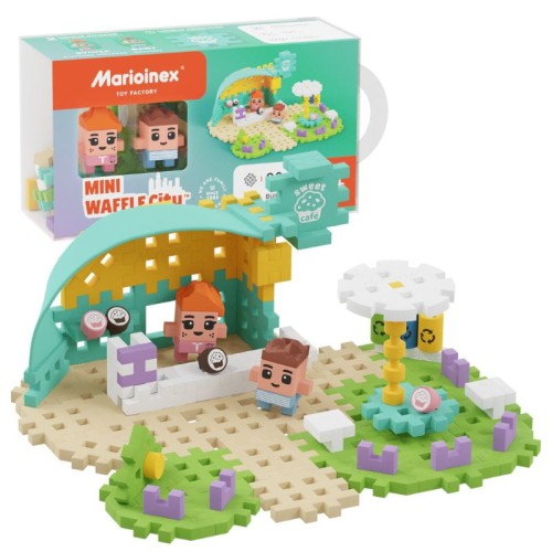 Marioinex Міні Вафельне Місто Кав'ярня 80 елементів 5+
