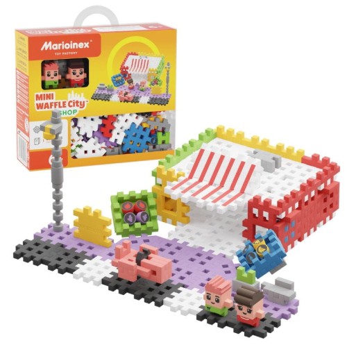 Marioinex Mini Waffle City Магазин 148 Елементів
