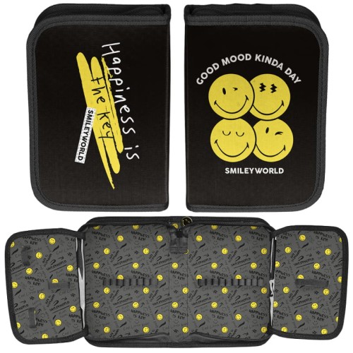 Пенал одноосний без оснащення з клапанами Smiley World Good Mood Kinda Day