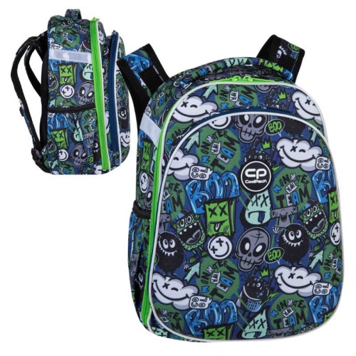 Coolpack Turtle Рюкзак Шкільний Жорсткий Monster Team