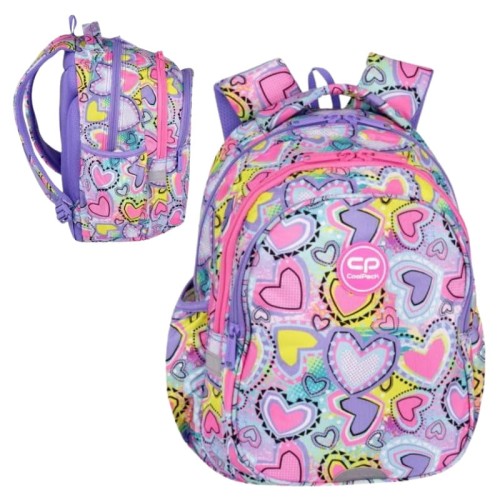 Coolpack Jerry Рюкзак Шкільний Молодіжний Пастельне Серце 3-комірковий