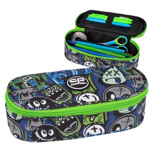 Coolpack Campus Пенал Однокомпонентний З Кришкою Без Обладнання Монстр Команда