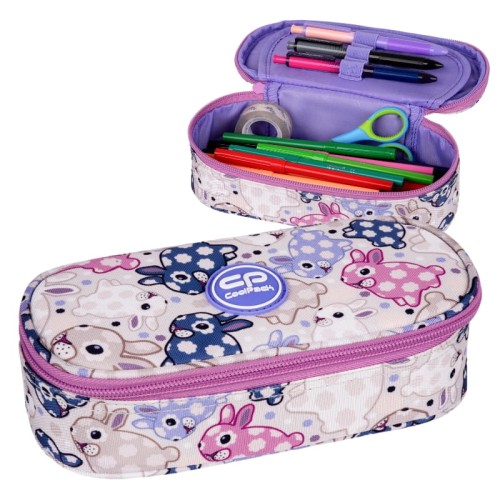 Coolpack Campus Пенал Однокомірний З Клапаном Без Обладнання White Bunny