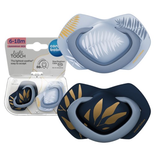 Canpol Babies Силіконовий пустушка Симетричний Light Touch 6-18м