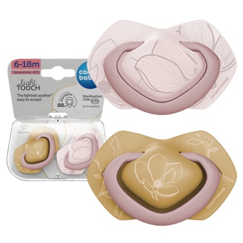 Canpol Babies Соска Силіконова Симетрична Light Touch 6-18м