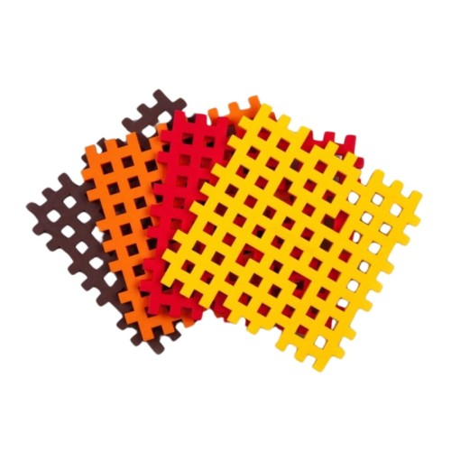 MARIOINEX ФАБРИКА ІГРАШОК НАБІР ОСНОВ МІНІ ВАФЛІ ЖОВТИЙ 2+ - 02608/1