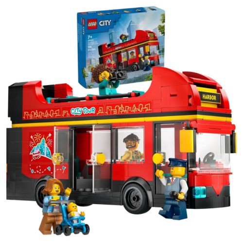 Lego City Набір 60407 Автобус для екскурсій Червоний 384 ел. 7+