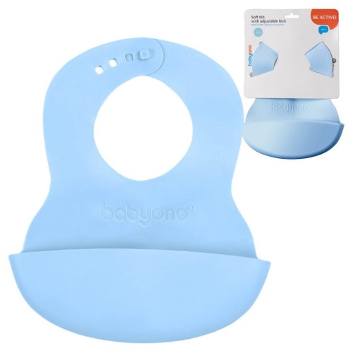 Babyono М'який Слиняк З Киїнею І Регульованим Застібкою Синій 6м+