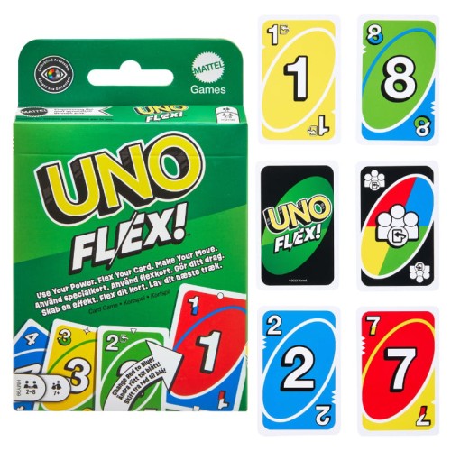 Mattel Гра Настільна Карткова UNO FLEX! HMY99 Карти 7+