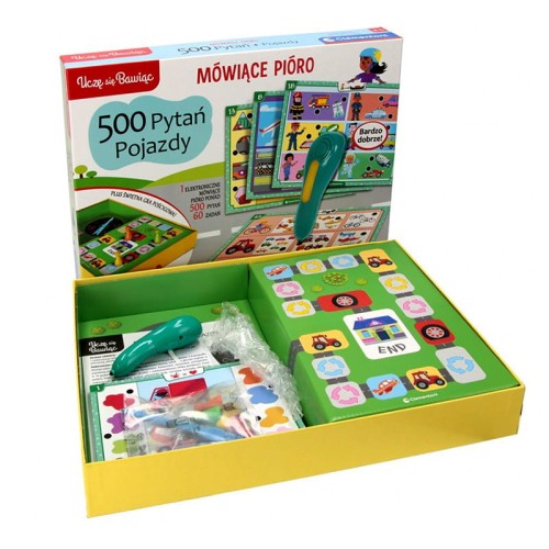 Clementoni Говоряча Ручка 500 Питань Транспорт Освітній Набір