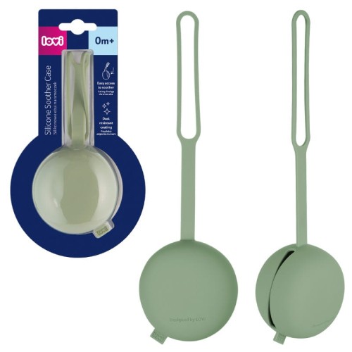 Lovi Екологічний Чохол Для Сосок Силіконовий Контейнер Для Зберігання Сосок З Гнучкою Ручкою Фісташковий Зелений