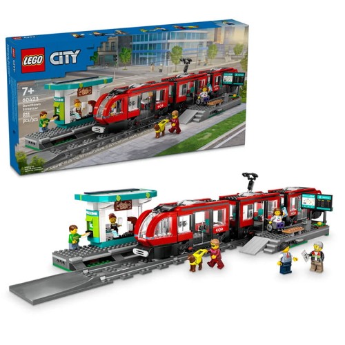 Lego City Комплект 60423 Міський трамвай з станцією 811 шт. 7+